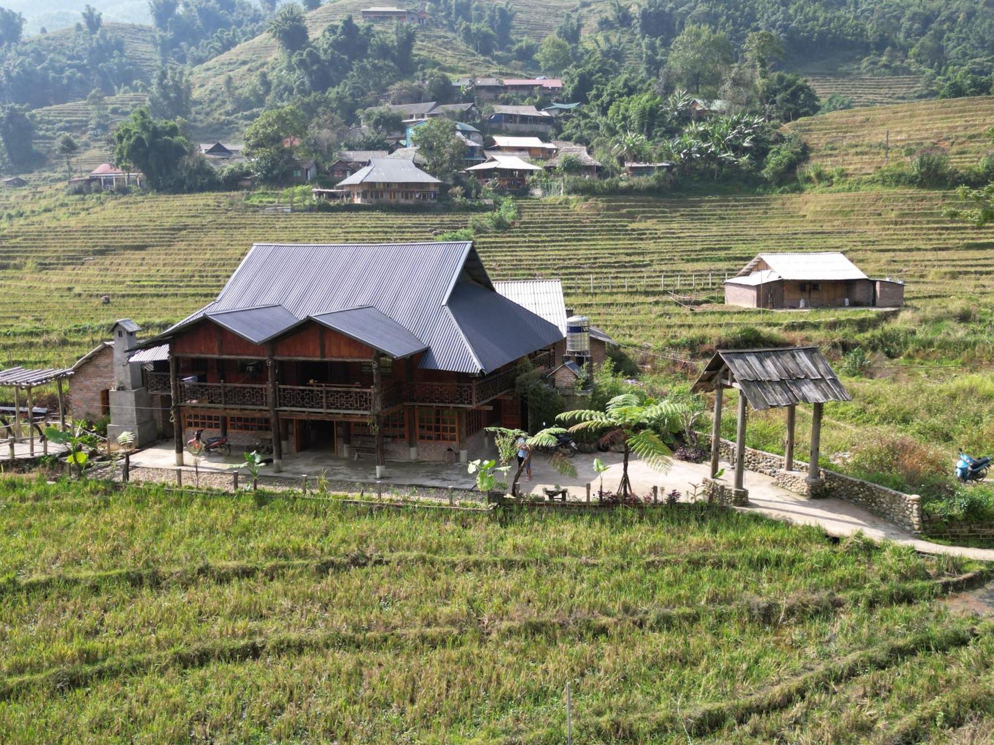 Ferienwohnung H'Mong Eco House Lào Cai Exterior foto